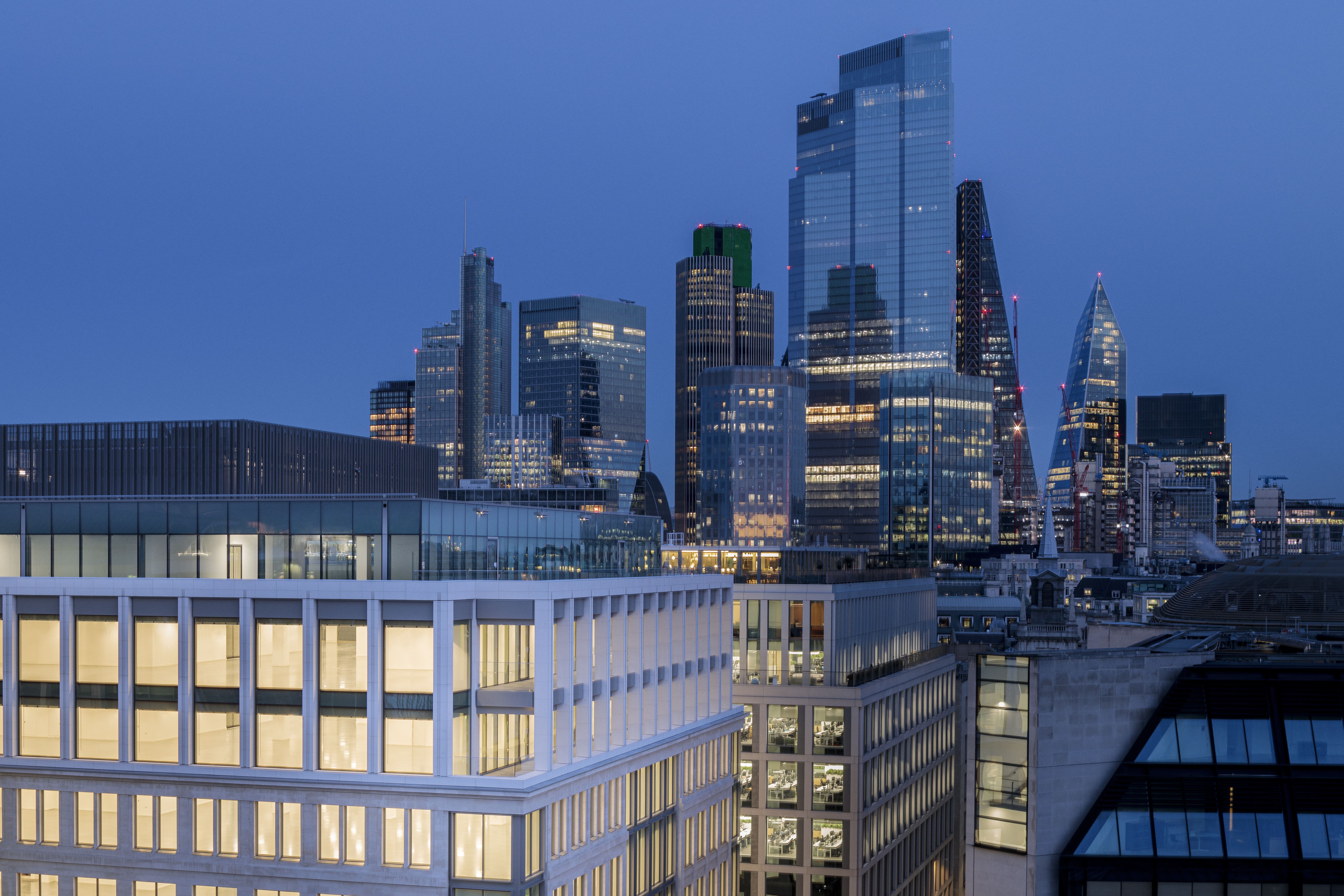 Gresham St Paul’s by night